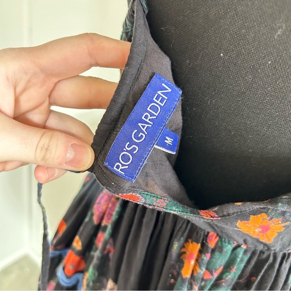 Ro’s Garden | anthropology | floral dress | boho floral |size medium - Picture 9 of 13